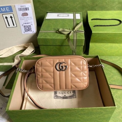Gucci GG Marmont mini válltáska 634936 Rózsaszín bézs
