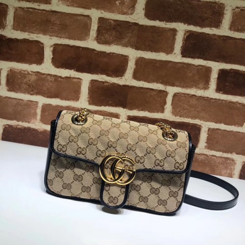 Gucci GG Marmont kis válltáska 446744 fekete