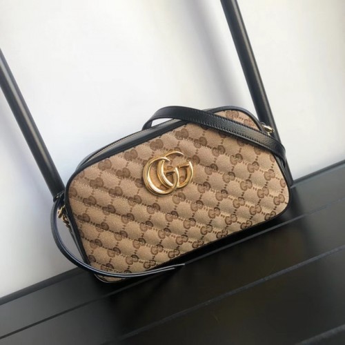 Gucci GG Marmont kis válltáska 447632 fekete