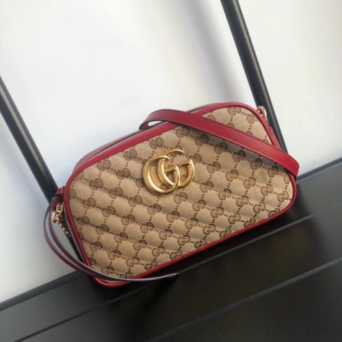 Gucci GG Marmont kis válltáska 447632 piros