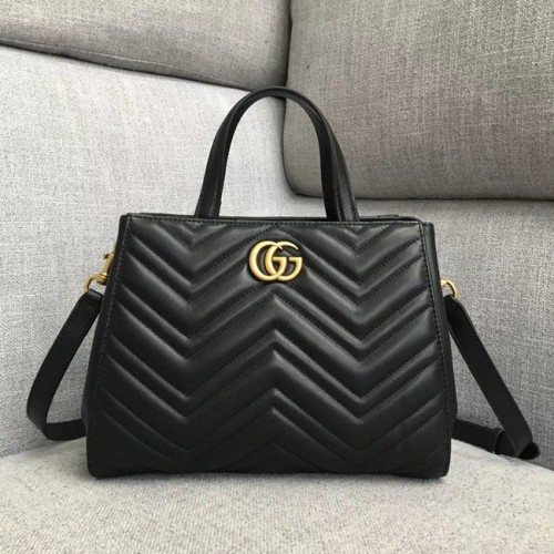 Gucci GG Marmont kis felső fogantyús táska 448054 fekete