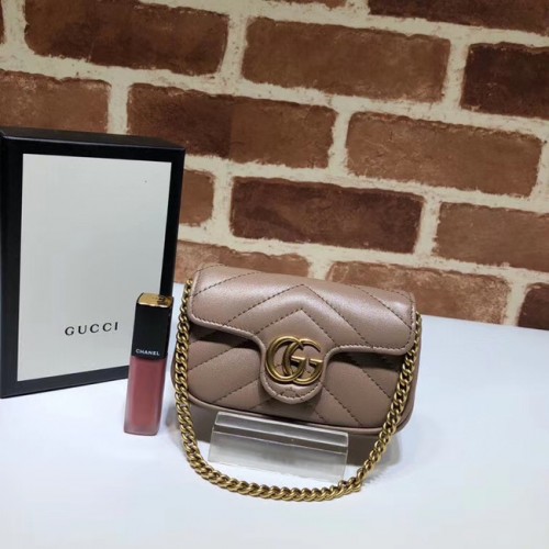 Gucci GG Marmont szuper Clutch táska 575161 Nude