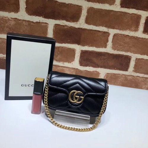 Gucci GG Marmont szuper Clutch táska 575161 fekete