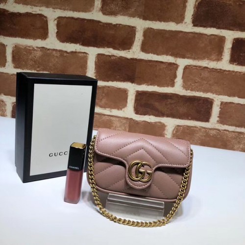 Gucci GG Marmont szuper Clutch táska 575161 rózsaszín