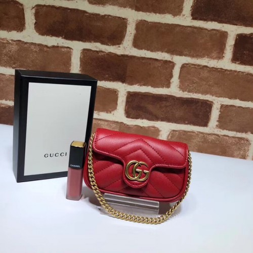 Gucci GG Marmont szuper Clutch táska 575161 piros