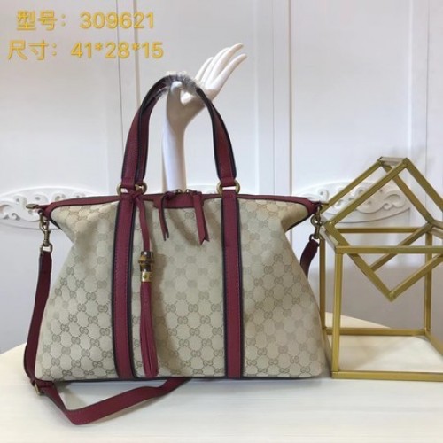 Gucci GG Supreme Vászon Táska 309621 Piros
