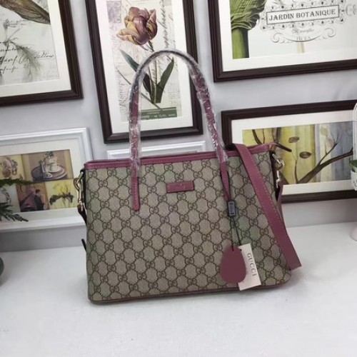 Gucci GG Supreme Vászon Táska 353440 Rózsaszín