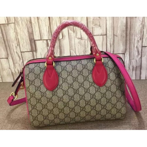 Gucci GG Supreme Felső Fogantyús Táska 409529 Rózsaszín
