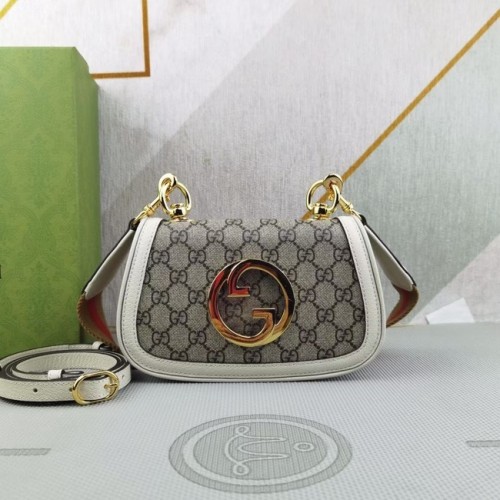 Gucci GG Supreme vászon Blondie mini táska 698643 Fehér