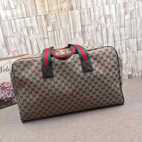 Gucci GG Supreme vászon utazótáska 146310 barna