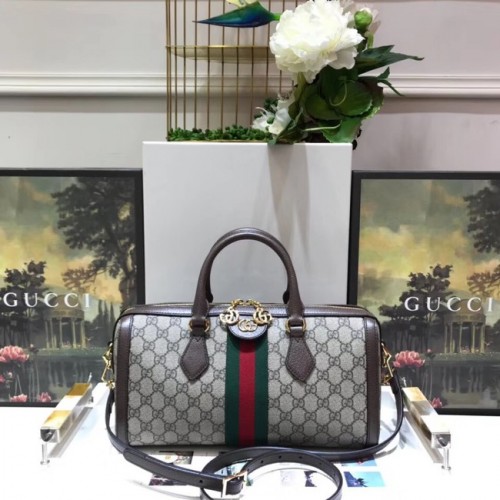 Gucci GG vászon ophidia kiváló minőségű táska 524532 barna