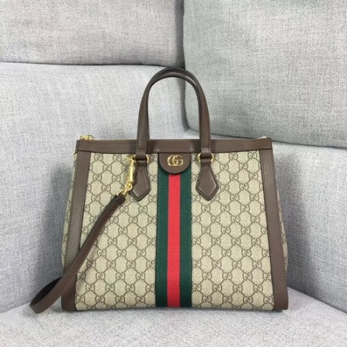 Gucci GG vászon ophidia kiváló minőségű táska 524537 barna
