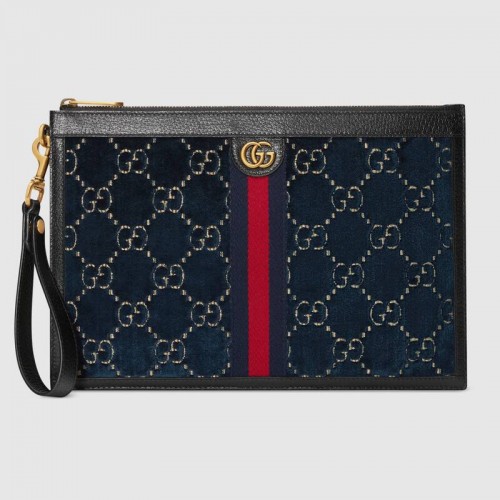 Gucci GG bársony clutch táska 575371
