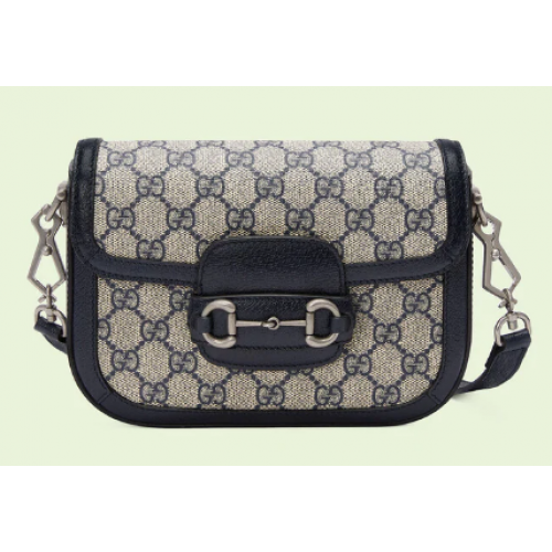 Gucci Horsebit 1955 GG mini táska 658574 kék