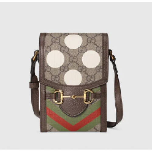 Gucci Horsebit 1955 mini táska 625615 Barna