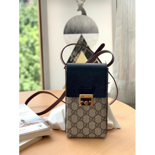 Gucci Horsebit 1955 mini táska 658229 fekete