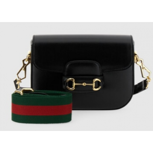 Gucci Horsebit 1955 mini táska 658574 Fekete
