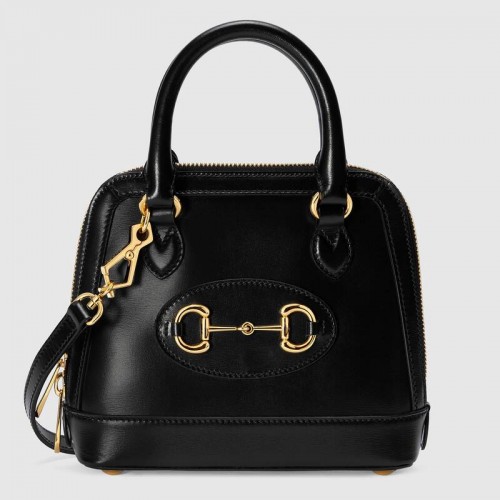 Gucci Horsebit 1955 mini felső fogantyús táska 640716 fekete