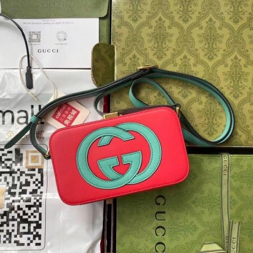 Gucci Összekulcsolódó G mini táska 658230 piros