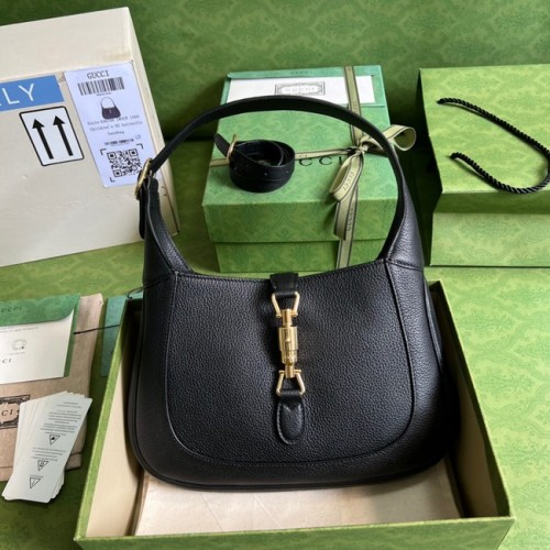 Gucci Jackie 1961 bőr mini táska 675799 fekete