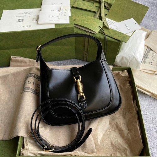 Gucci Jackie 1961 mini hobo táska 637091 fekete