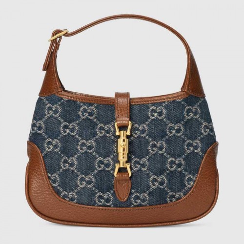 Gucci Jackie 1961 mini válltáska 637092 Sötétkék