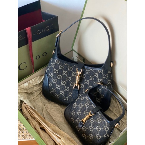 Gucci Jackie 1961 mini válltáska 636706 és 637092 fekete