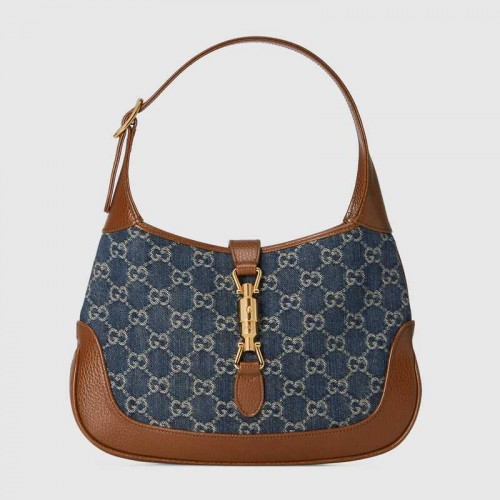 Gucci Jackie 1961 kis válltáska 636706 Sötétkék