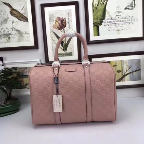 Gucci Joy Boston Táska Aláírás Bőr 193603 Rózsaszín