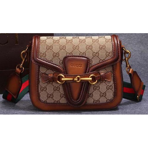 Gucci Lady Web Eredeti GG Vászon Válltáska 383848 Búzaszín