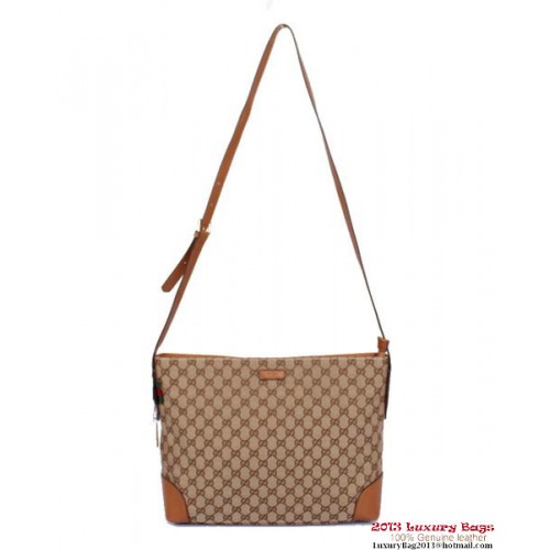 Gucci Nagy Eredeti GG Vászon Messenger Táska 308930 F4CSN 8527