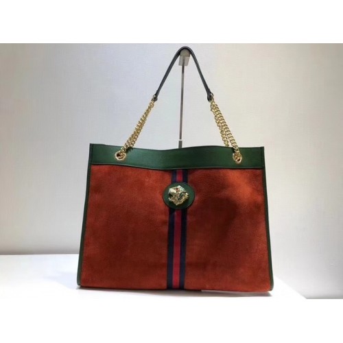 Gucci Nagyméretű táska tigrisfejjel 537219 piros