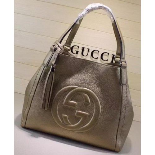 Gucci Közepes méretű Soho Válltáska Borjúbőr 282309 Arany