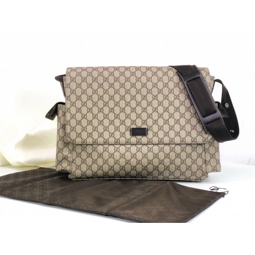 Gucci Messenger pelenkázótáska GG Plus 211131 szürke