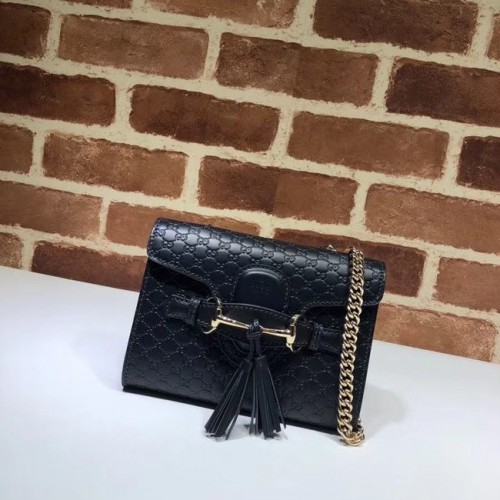 Gucci mini bőr táska 449636 fekete