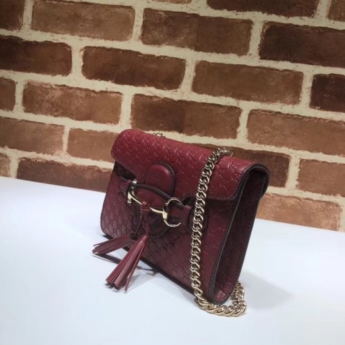 Gucci Mini bőr táska 449636 piros