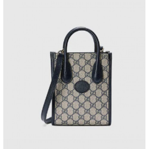 Gucci Mini táska Összekötős G 671623 Kék