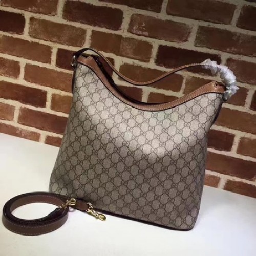 Gucci Miss GG Vászon Hobo Táska 414930 Barackszínű