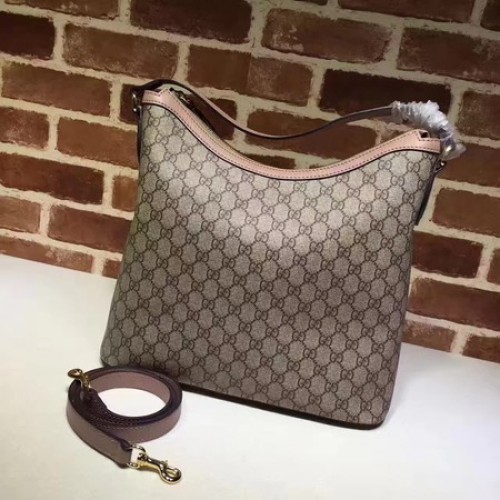 Gucci Miss GG Vászon Hobo Táska 414930 Rózsaszín