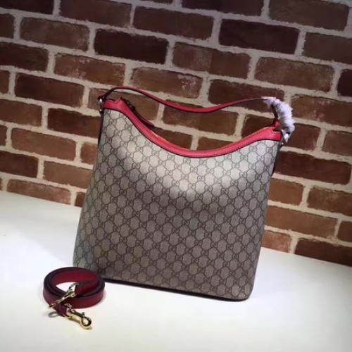 Gucci Miss GG Vászon Hobo Táska 414930 Piros