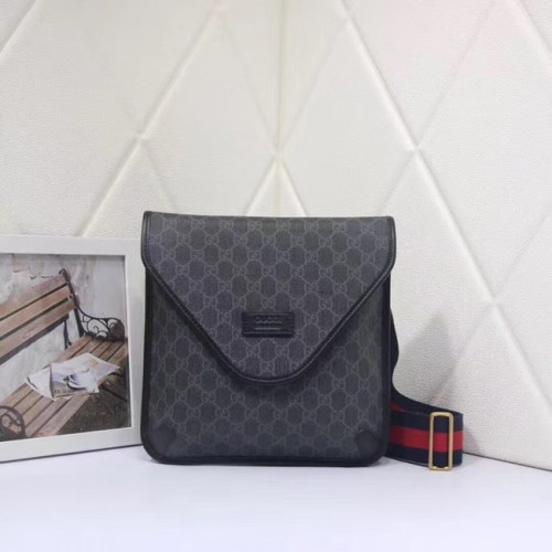 Gucci Neo Vintage GG közepes méretű messenger táska 598604 fekete