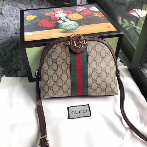 Gucci Ophidia Vászon Válltáska 499621 Barna