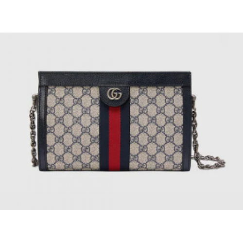 Gucci Ophidia GG Kis Válltáska 503877 kék