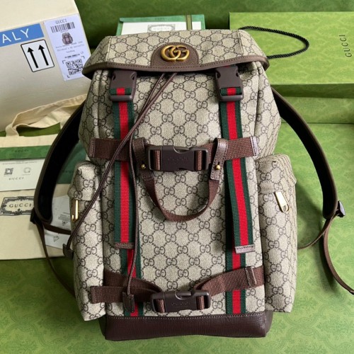 Gucci Ophidia GG Supreme hátizsák 690999 Barna