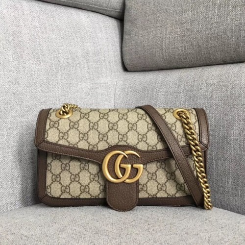 Gucci Ophidia GG Supreme kis válltáska 443497 barna