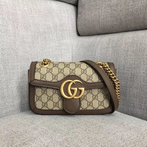 Gucci Ophidia GG Supreme kis válltáska 446744 barna