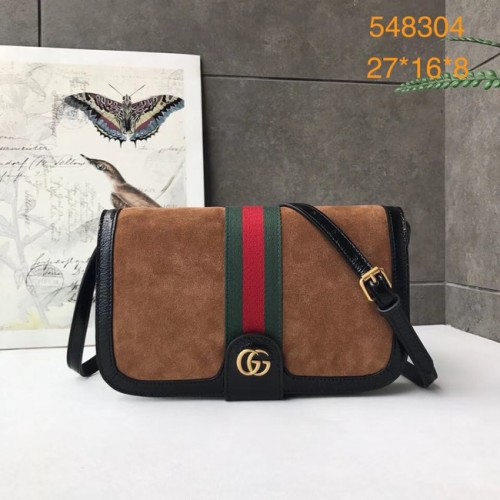 Gucci Ophidia GG Supreme kis velúr válltáska 548304 barna