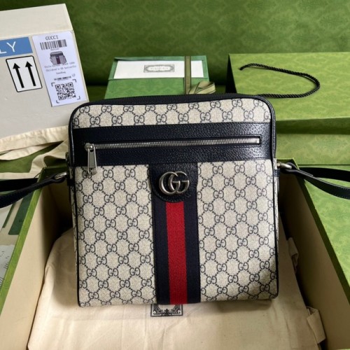 Gucci Ophidia GG közepes méretű válltáska 547934 kék