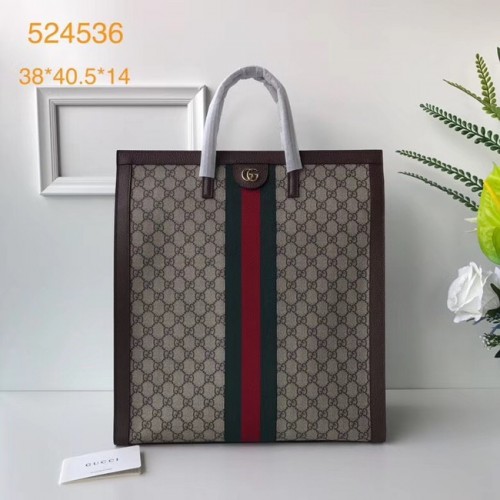 Gucci Ophidia GG közepes felső fogantyús táska 524536 barna