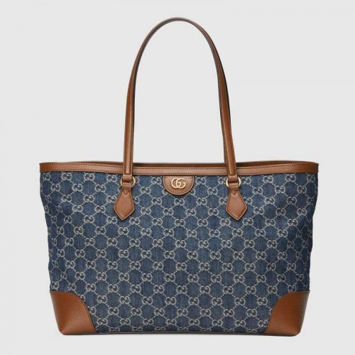 Gucci Ophidia GG közepes méretű táska 631685 Sötétkék